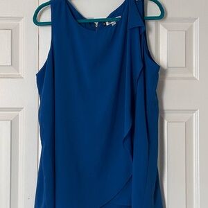 Jenni by Jennifer Lopez Vibrant Blue Blouse 1X